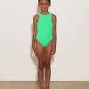 Hunza G Baby 2-6 Yrs-Baby Classic Swim - Lime