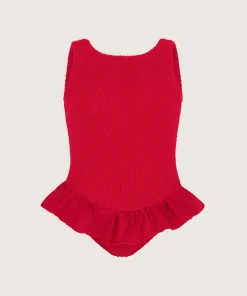 Hunza G Baby 2-6 Yrs-Baby Denise Swim - Red Red/Red
