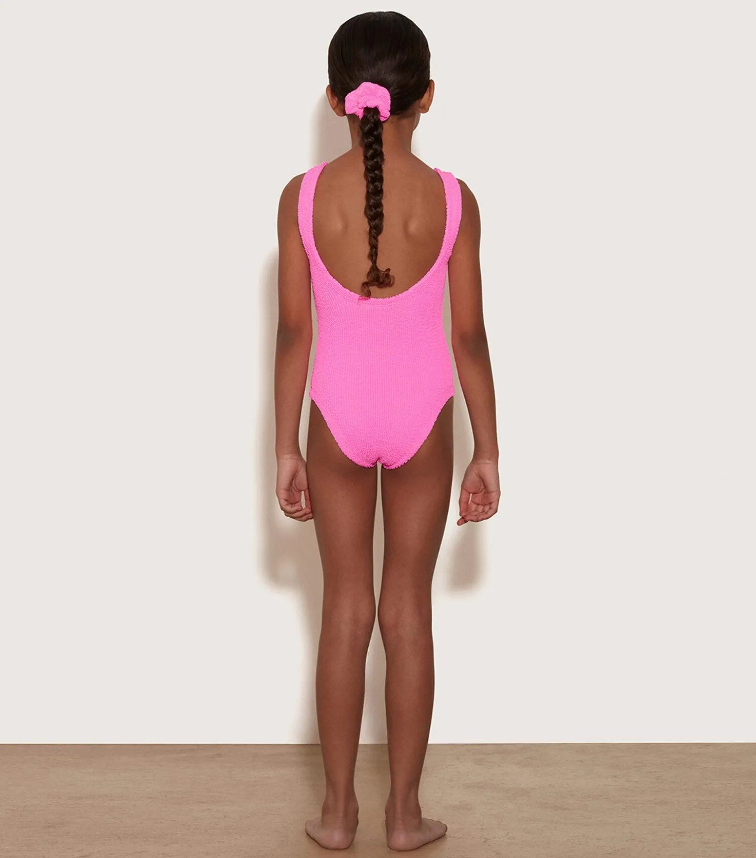 Hunza G Baby 2-6 Yrs-Baby Domino Swim - Bubblegum