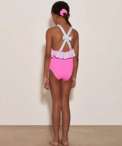 Hunza G Baby 2-6 Yrs-Baby Lara Swim - Bubblegum