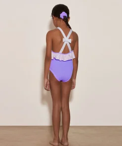 Hunza G Baby 2-6 Yrs-Baby Lara Swim - Lilac