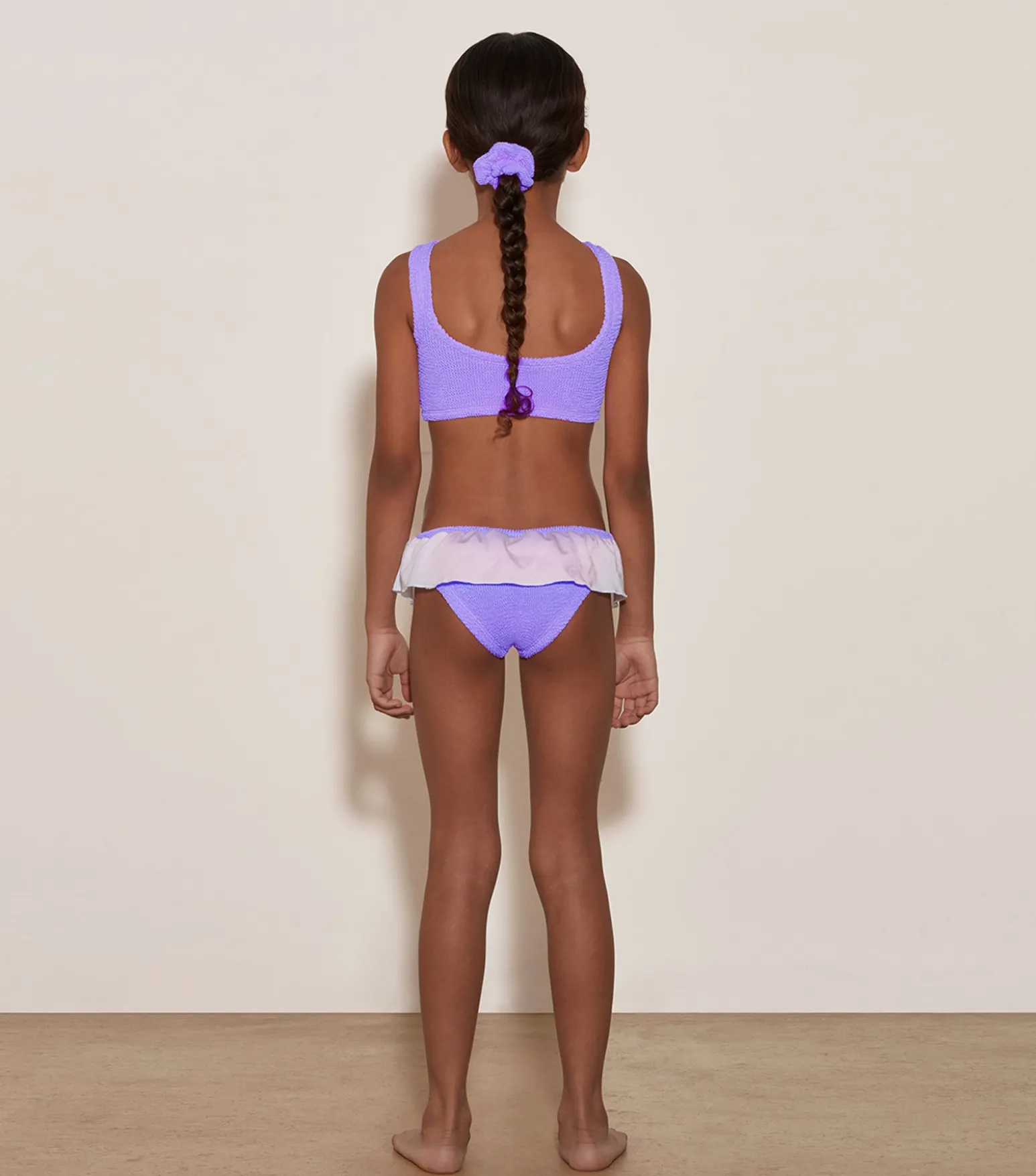 Hunza G Baby 2-6 Yrs-Baby Olive Bikini - Lilac