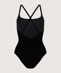 Hunza G Scoop Neck-Bette Swim - Black