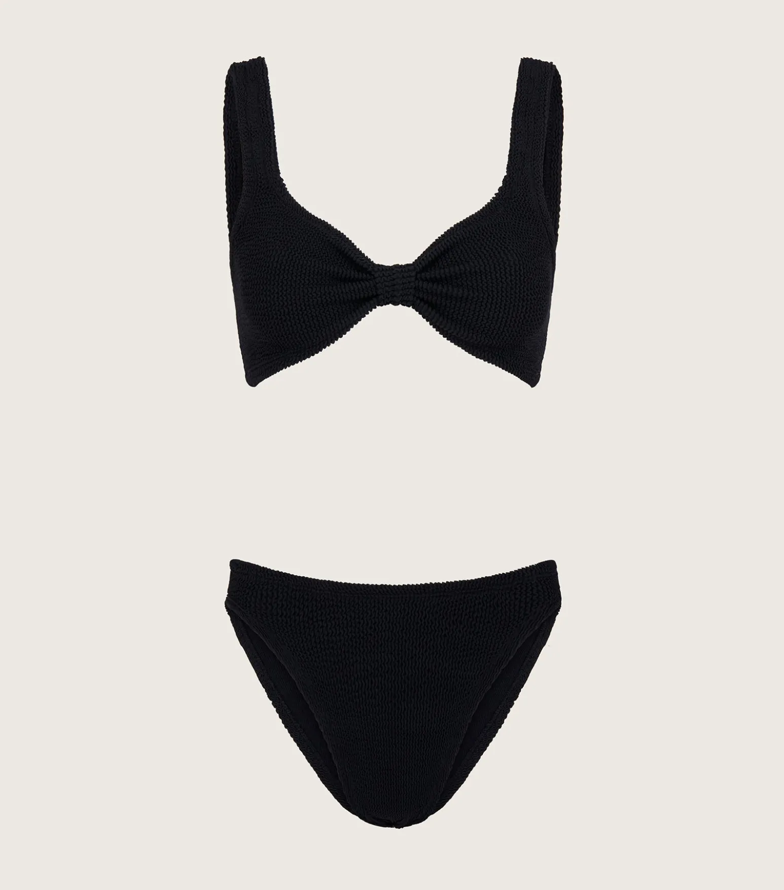 Hunza G Bikini Sets|Bralette-Bonnie Bikini - Black