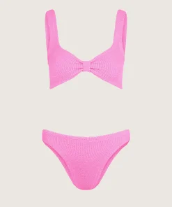 Hunza G Bikini Sets|Bralette-Bonnie Bikini - Bubblegum