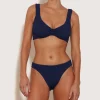 Hunza G Bikini Sets|Bralette-Bonnie Bikini - Navy
