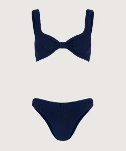 Hunza G Bikini Sets|Bralette-Bonnie Bikini - Navy