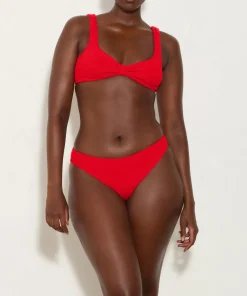 Hunza G Bikini Sets|Bralette-Bonnie Bikini - Red
