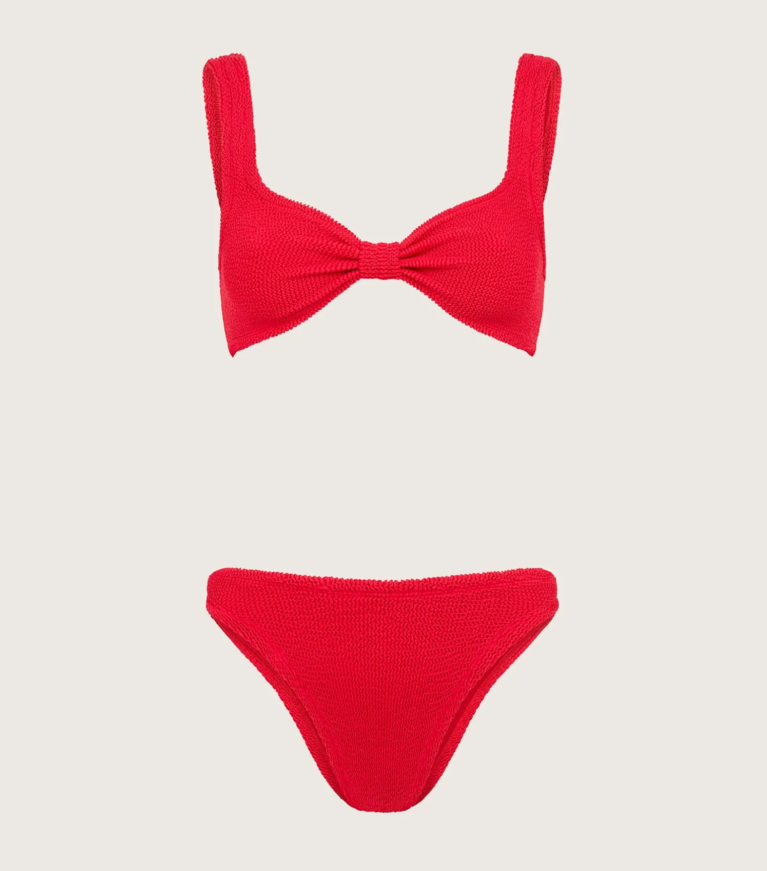 Hunza G Bikini Sets|Bralette-Bonnie Bikini - Red