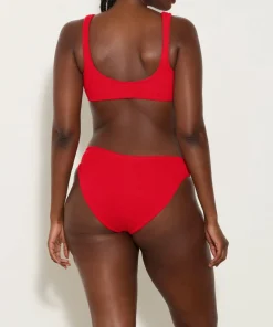 Hunza G Bikini Sets|Bralette-Bonnie Bikini - Red