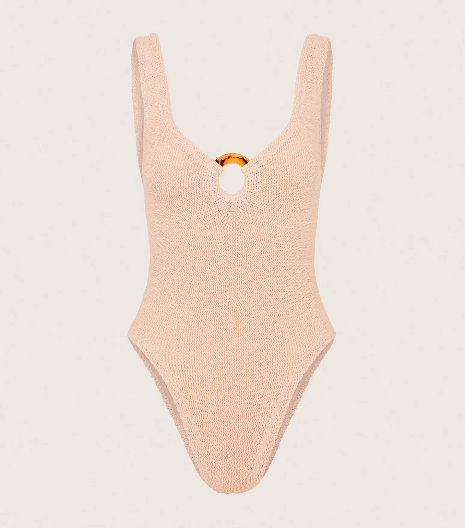 Hunza G V Neck-Celine Swim - Blush