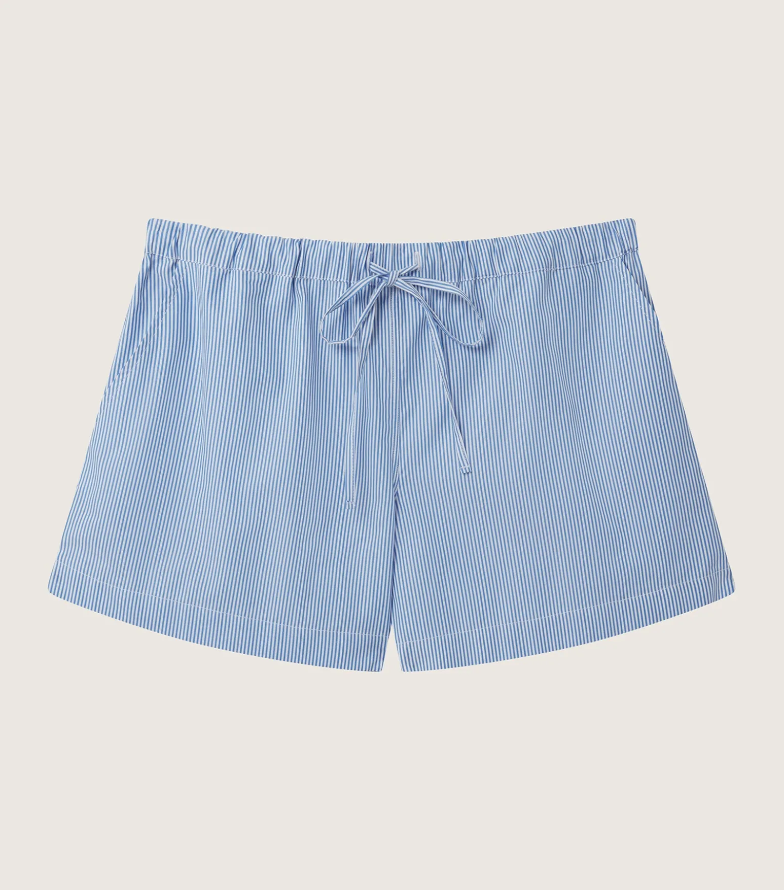 Hunza G Shorts And Skirts-Cotton Shorts - Blue Stripe
