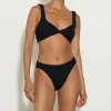Hunza G Bikini Sets|Bralette-Coverage Juno Bikini - Black