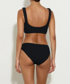 Hunza G Bikini Sets|Bralette-Coverage Juno Bikini - Black