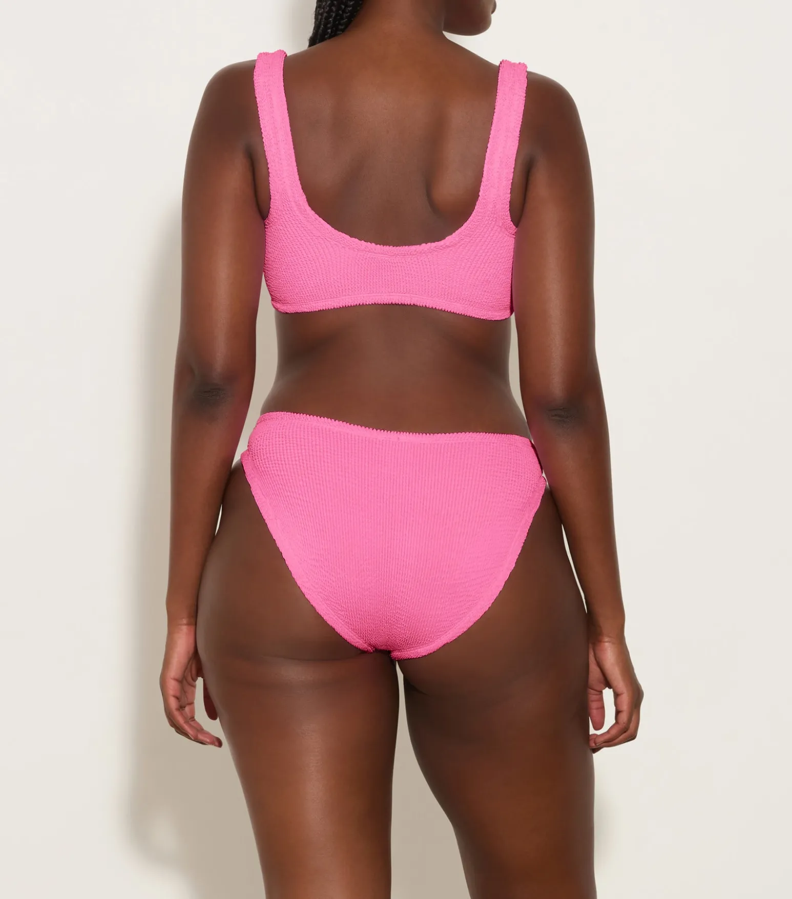 Hunza G Bikini Sets|Bralette-Coverage Xandra Bikini - Bubblegum