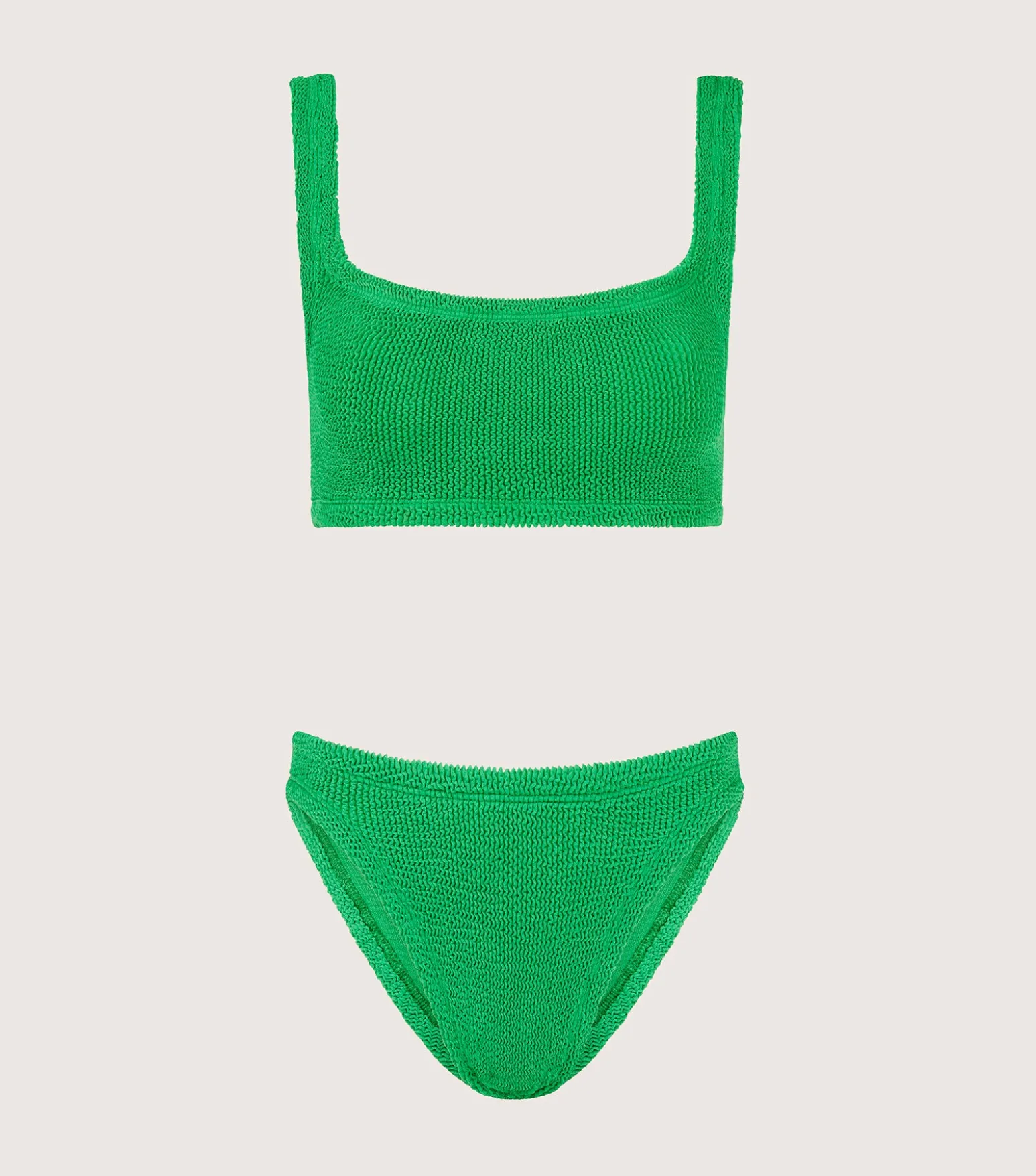 Hunza G Bikini Sets|Bralette-Coverage Xandra Bikini - Emerald