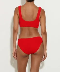 Hunza G Bikini Sets|Bralette-Coverage Xandra Bikini - Red