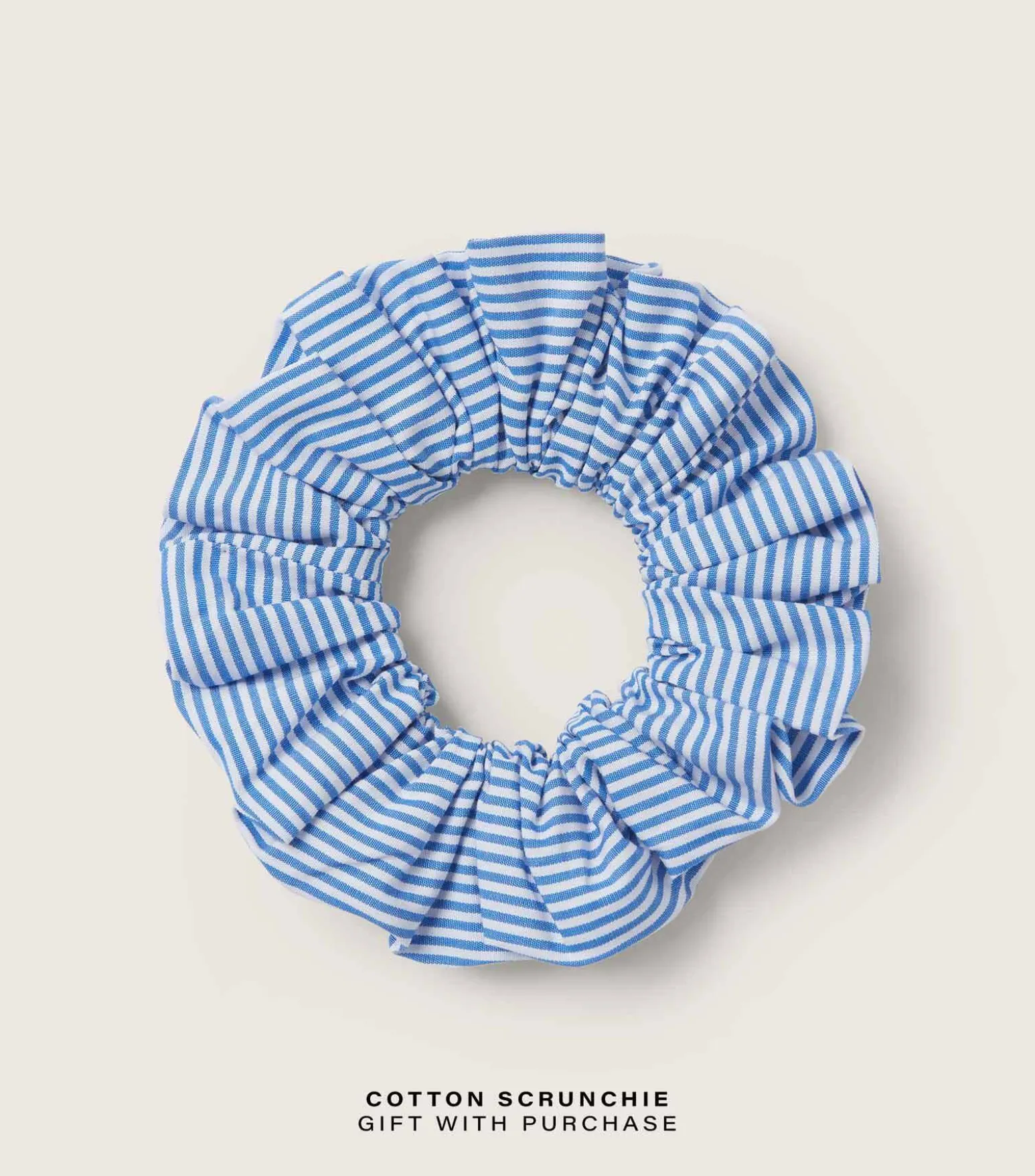 Hunza G Shirts And Tops-Embroidered Oversized Shirt - Blue Stripe