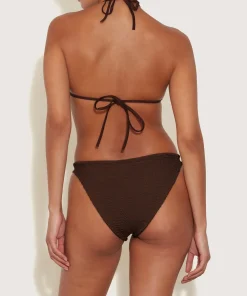 Hunza G Triangle|Bikini Sets-Eva Bikini - Metallic Chocolate