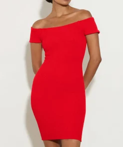 Hunza G Dresses-Grace Dress - Red