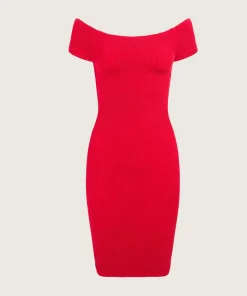 Hunza G Dresses-Grace Dress - Red