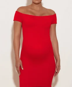 Hunza G Dresses-Grace Dress - Red