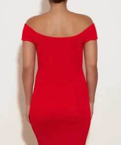 Hunza G Dresses-Grace Dress - Red