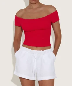 Hunza G Shirts And Tops-Grace Top - Red