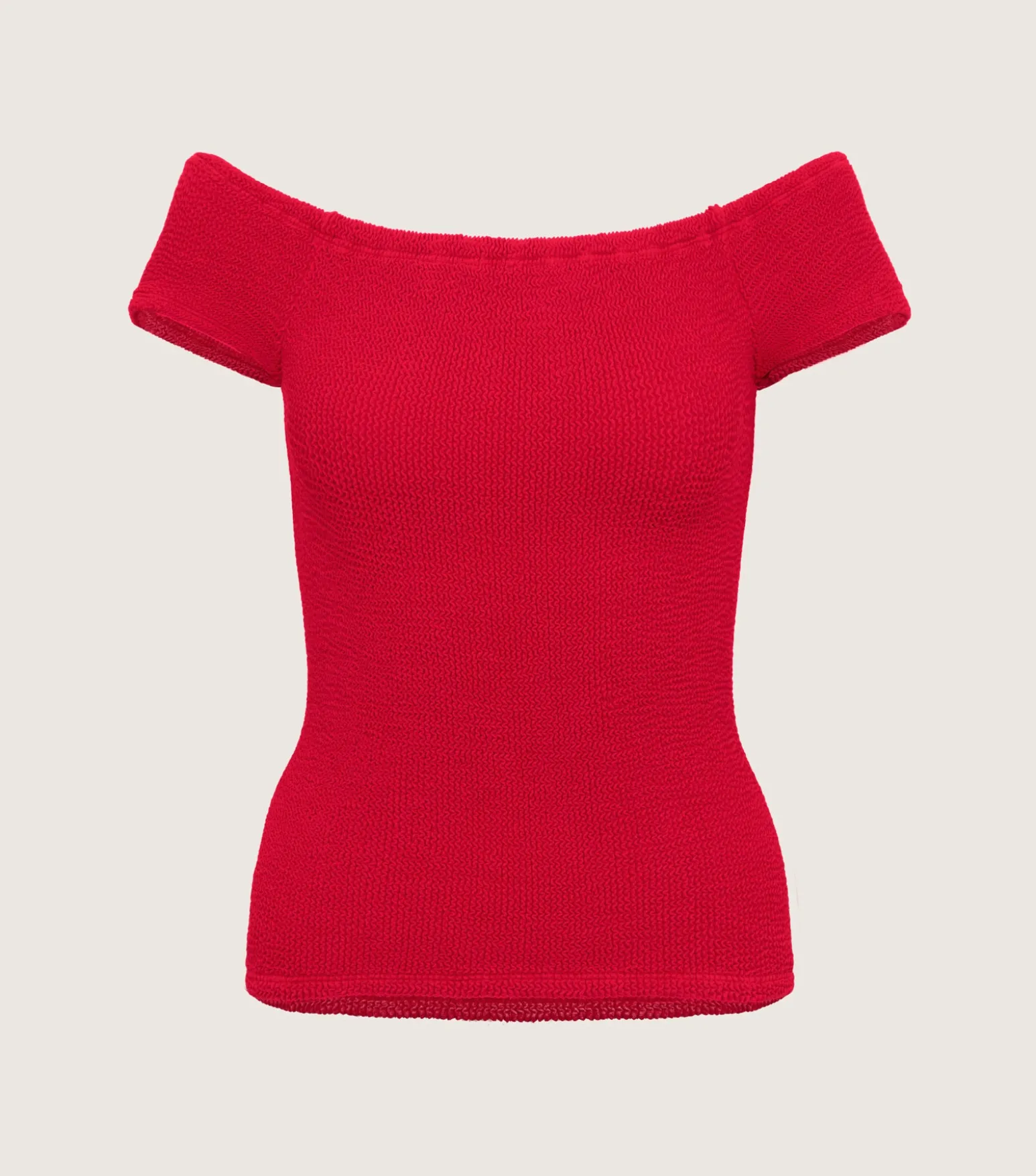Hunza G Shirts And Tops-Grace Top - Red