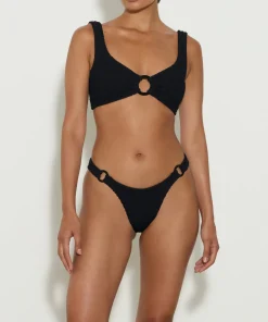 Hunza G Bikini Sets|Bralette-Hallie Bikini - Black