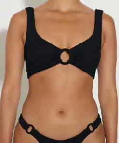Hunza G Bikini Sets|Bralette-Hallie Bikini - Black