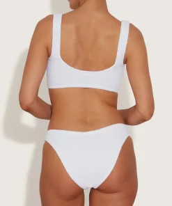Hunza G Bikini Sets|Bralette-Hallie Bikini - White