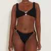 Hunza G Bikini Sets|Bralette-Heather Bikini - Black