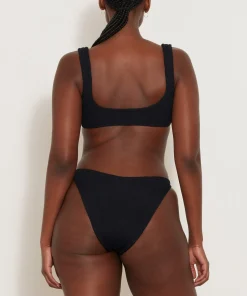 Hunza G Bikini Sets|Bralette-Heather Bikini - Black