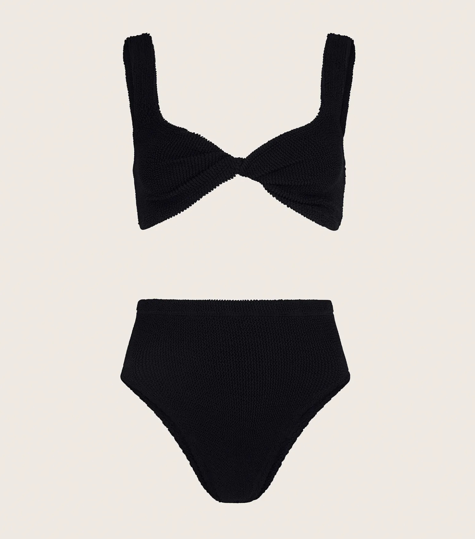 Hunza G Bikini Sets|Bralette-Jamie Bikini - Black