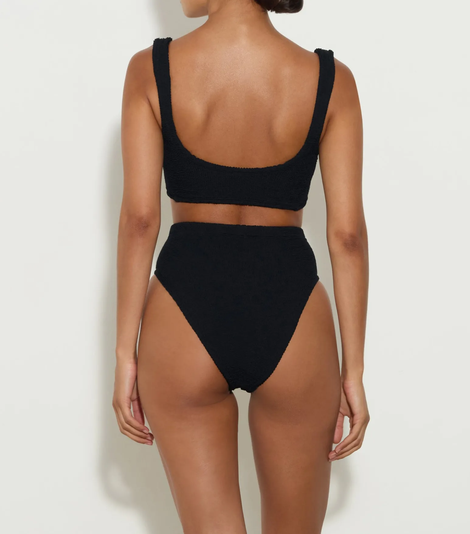 Hunza G Bikini Sets|Bralette-Jamie Bikini - Black