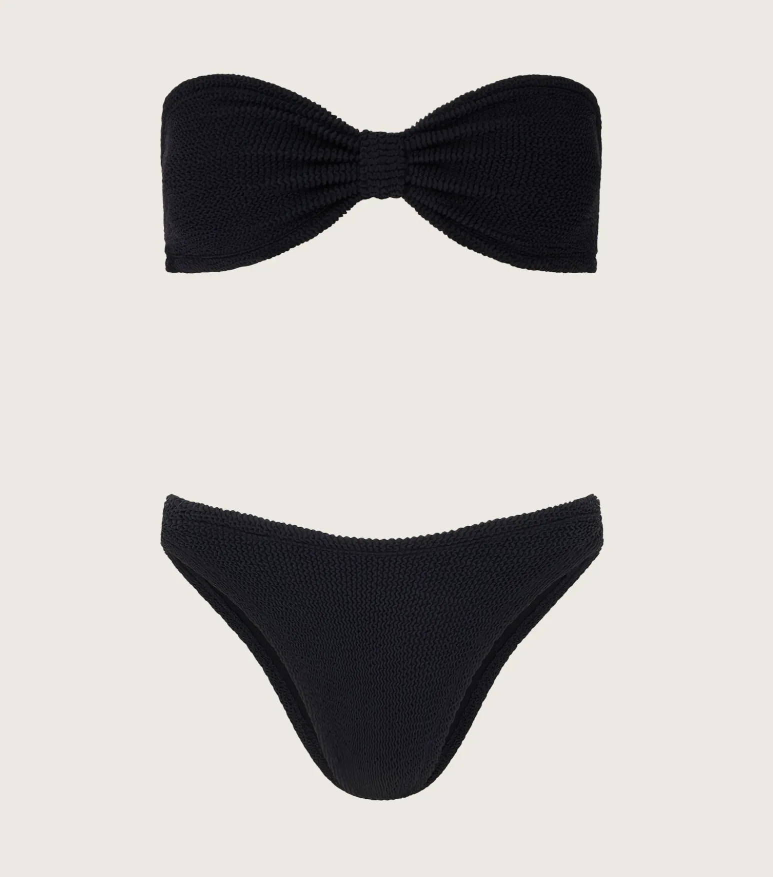 Hunza G Bandeau|Bikini Sets-Jean Bikini - Black