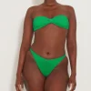 Hunza G Bikini Sets|Bandeau-Jean Bikini - Emerald
