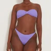 Hunza G Bikini Sets|Bandeau-Jean Bikini - Lilac