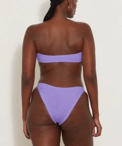 Hunza G Bikini Sets|Bandeau-Jean Bikini - Lilac