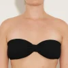 Hunza G Separates-Jean Bikini Top - Black