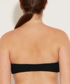 Hunza G Separates-Jean Bikini Top - Black