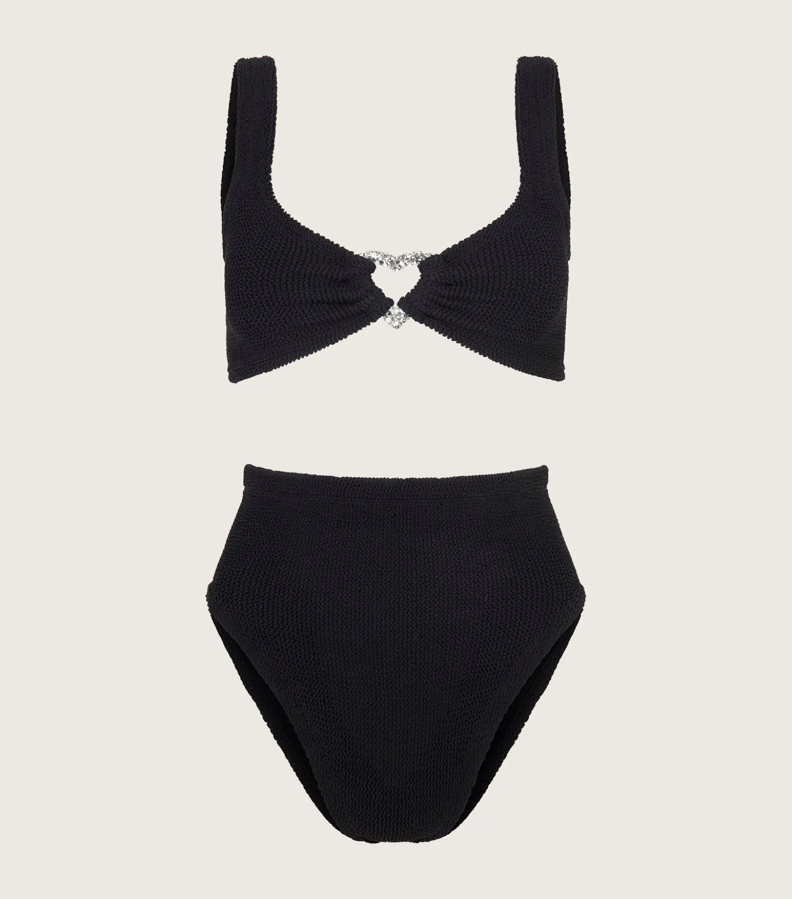 Hunza G Bikini Sets|Bralette-Jessica Bikini - Black