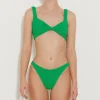 Hunza G Bikini Sets|Bralette-Juno Bikini - Emerald