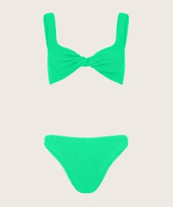 Hunza G Bikini Sets|Bralette-Juno Bikini - Lime