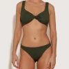 Hunza G Bikini Sets|Bralette-Juno Bikini - Metallic Khaki