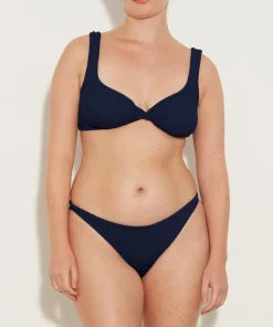 Hunza G Bikini Sets|Bralette-Juno Bikini - Navy