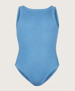 Hunza G Kids - 7-12 Yrs-Kids Classic Swim - Blue Cornflower