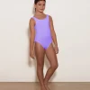 Hunza G Kids - 7-12 Yrs-Kids Classic Swim - Lilac