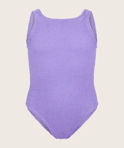 Hunza G Kids - 7-12 Yrs-Kids Classic Swim - Lilac